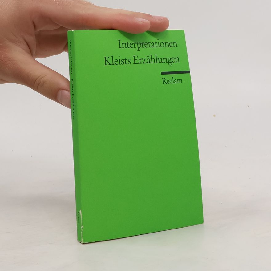 Walter Hinderer Kleists Erzählungen