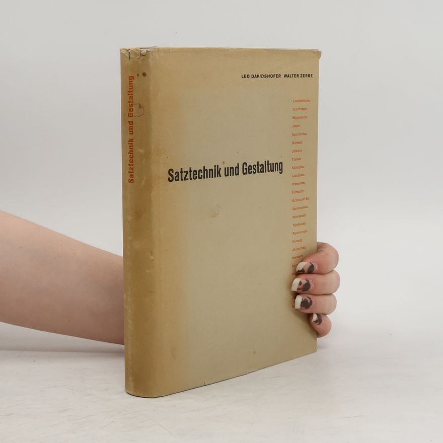 Walter Zerbe Satztechnik und Gestaltung