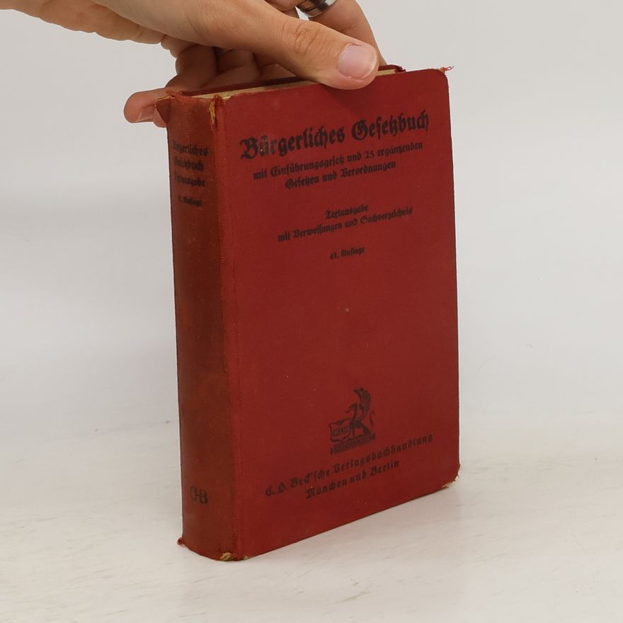 Collectif d'auteurs Bürgerliches Gesetzbuch