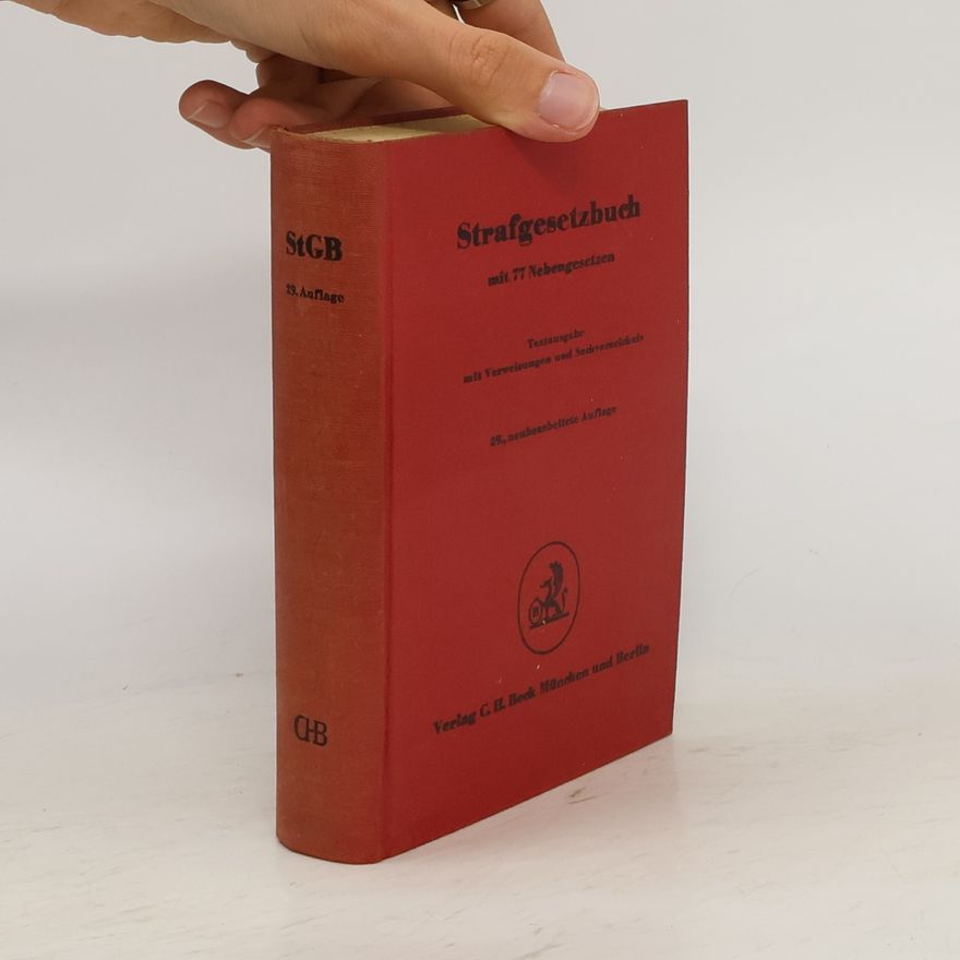 Collectif d'auteurs Strafgesetzbuch mit 77 Nebengesetzen