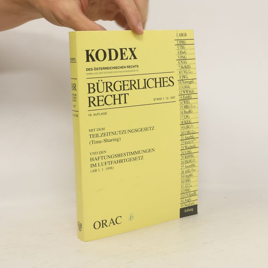 Collectif d'auteurs Burgerliches Recht (Kodex des osterreichischen Rechts)