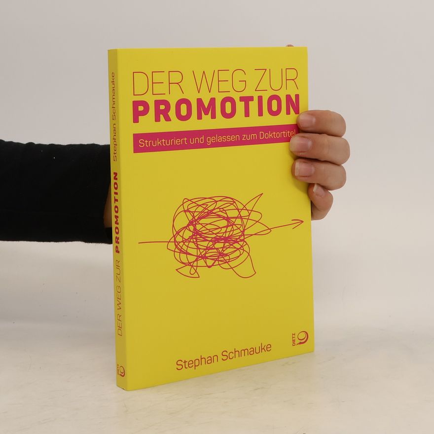 Stephan Schmauke Der Weg zur Promotion