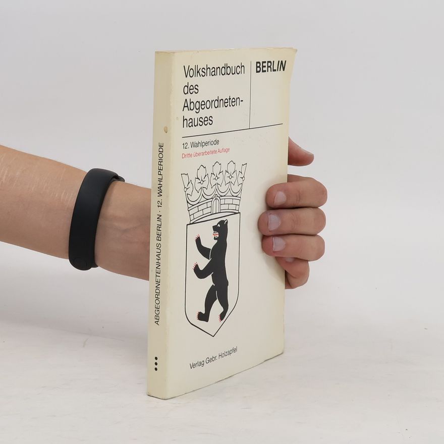 Various authors Volkshandbuch des Abgeordnetenhauses