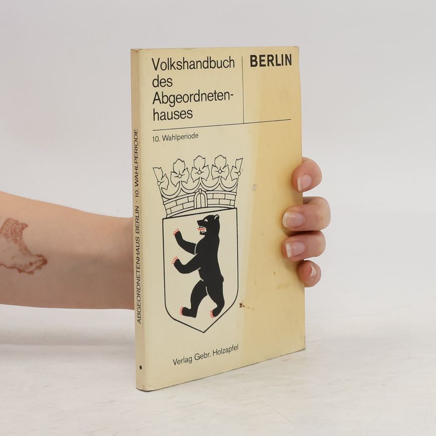 Autorenkollektiv Volkshandbuch des Abgeordnetenhauses