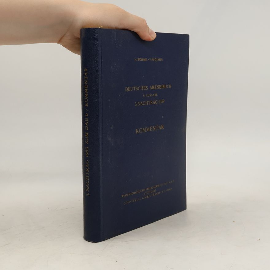 H. Wojahn Deutsches Arzneibuch. Kommentar