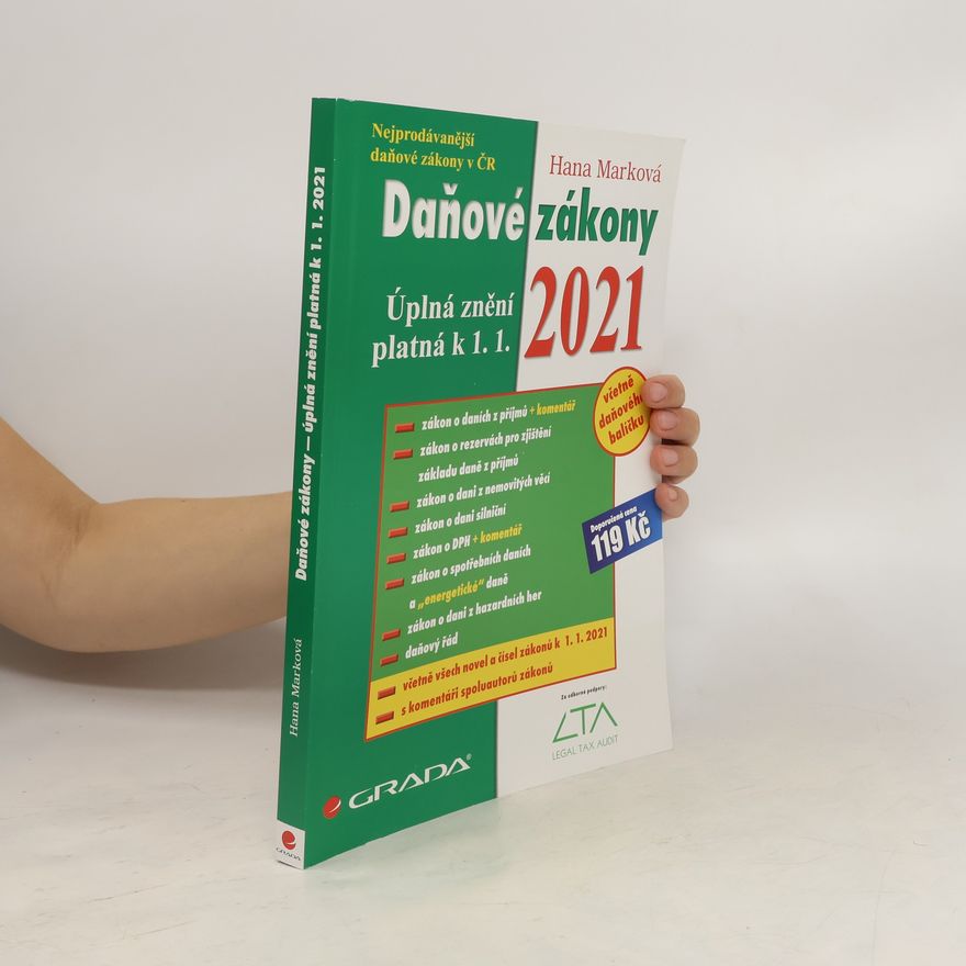 Hana Marková Daňové zákony 2021