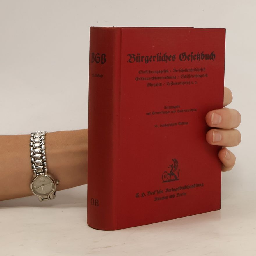 Collectif d'auteurs Bürgerliches Gesetzbuch