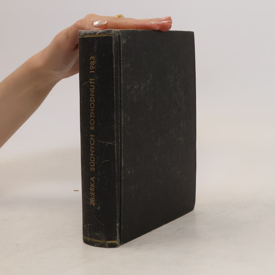 Collectif d'auteurs Zbierka súdných rozhodnutí a stanovísk 1983