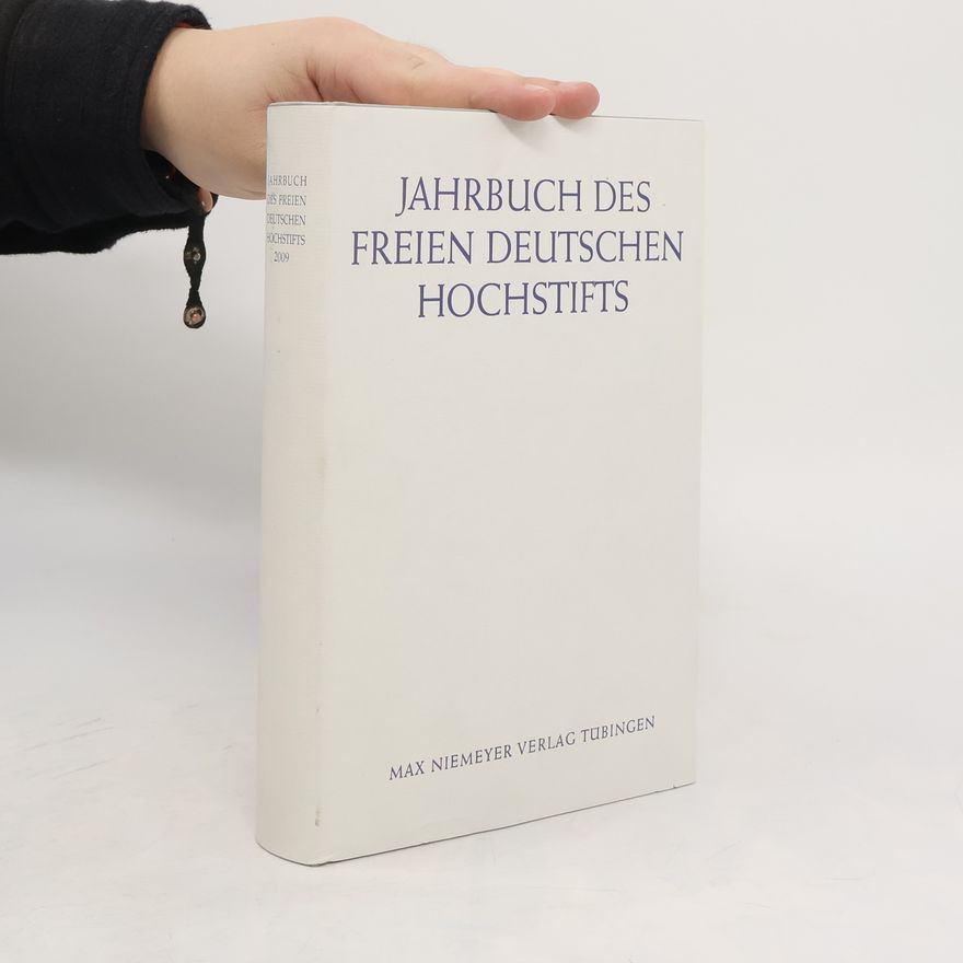 Anne Bohnenkamp Jahrbuch des Freien Deutschen Hochstifts
