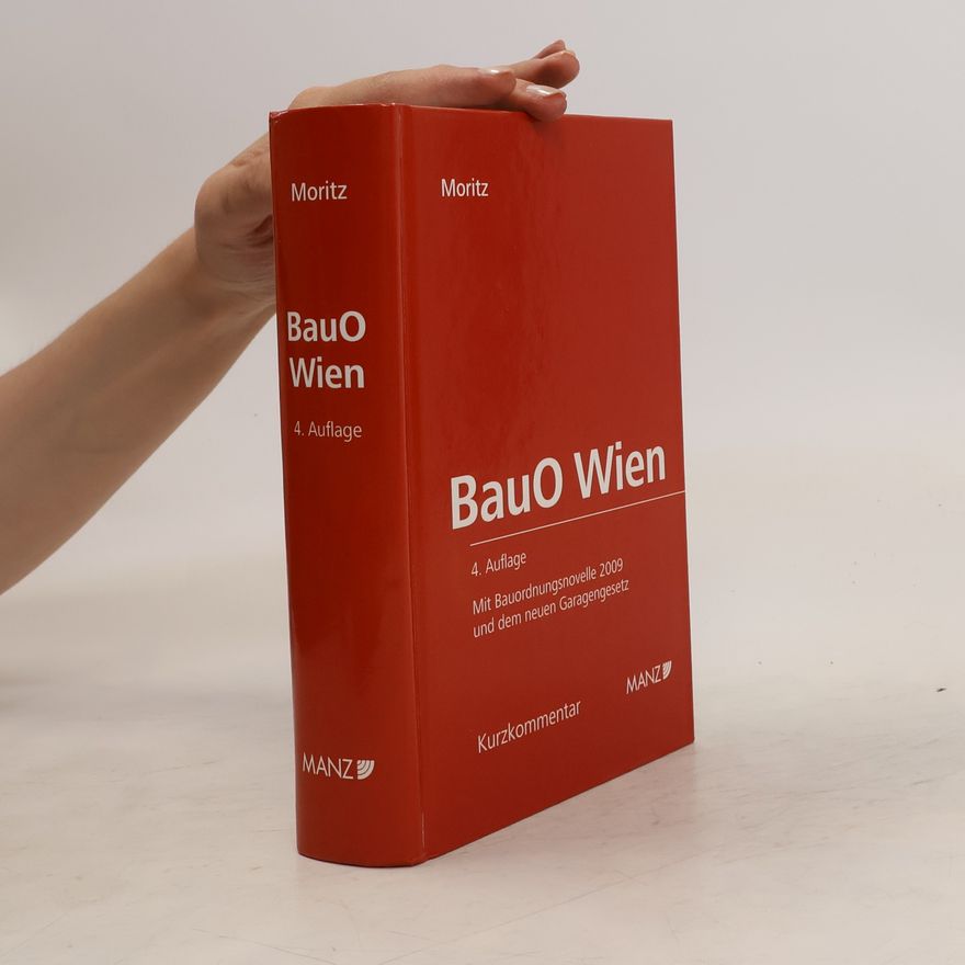 Reinhold Moritz Bauordnung für Wien