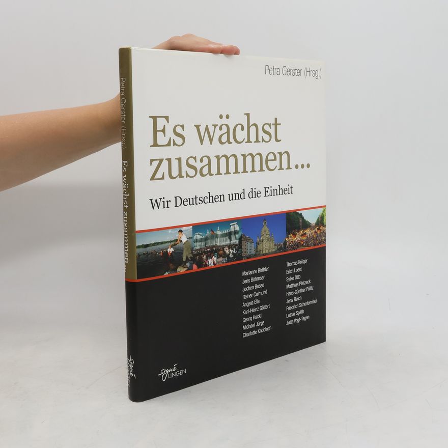 Marianne Birthler Es wächst zusammen...