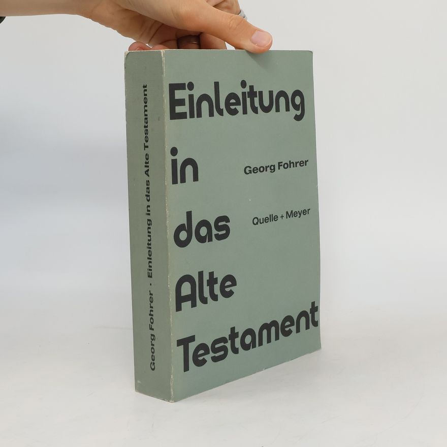 Ernst Sellin Einleitung in das Alte Testament