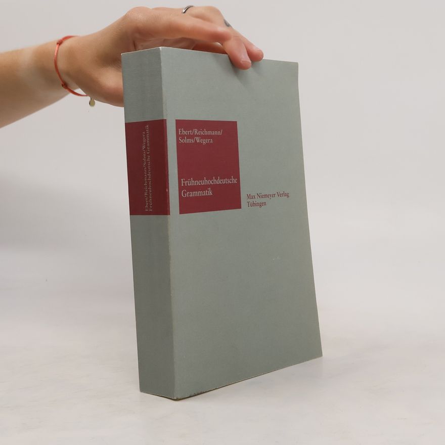 Robert Peter Ebert Frühneuhochdeutsche Grammatik