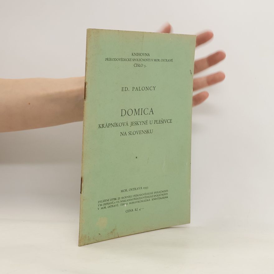 Ed Paloncy Domica, krápníková jeskyně u Plešivce na Slovensku
