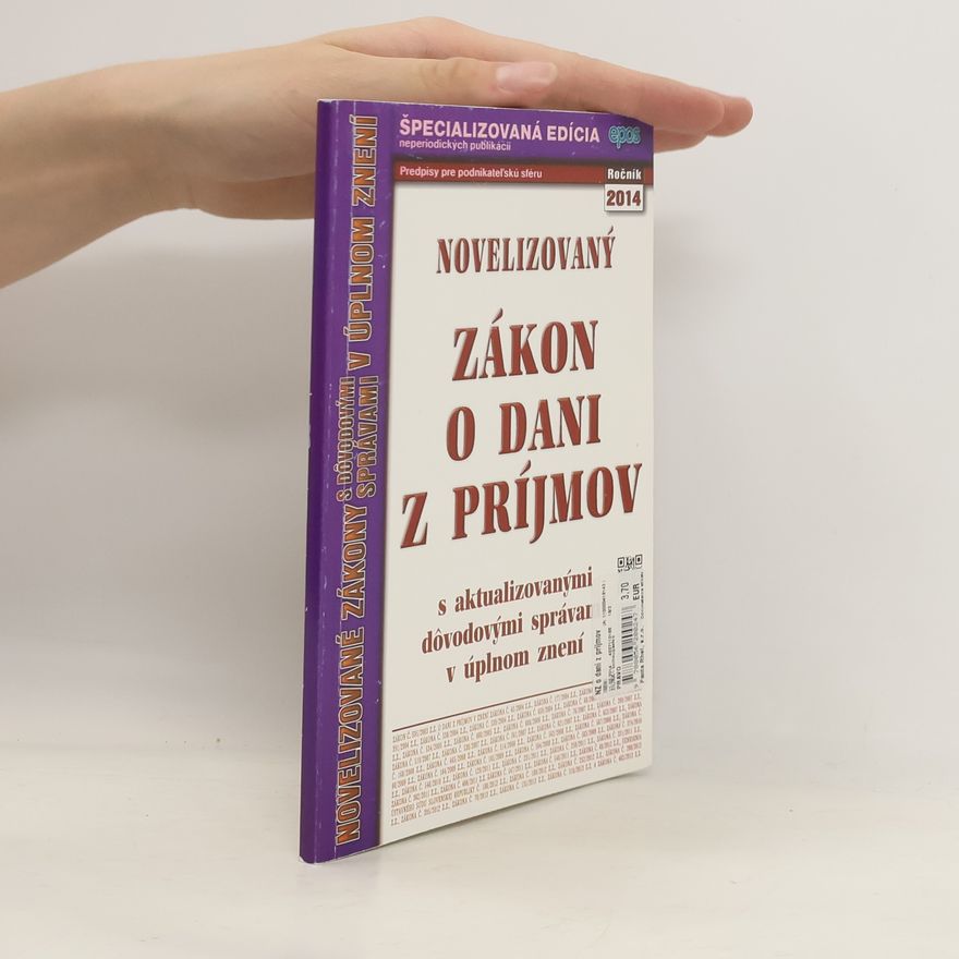 Various authors Novelizovaný zákon o dani z príjmov