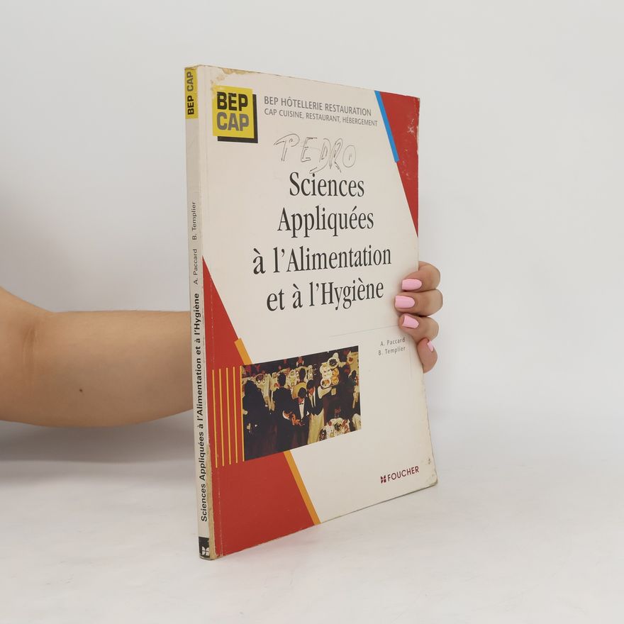 Bernard Templier Sciences Appliquées á l'Alimentation et á l'hygiène