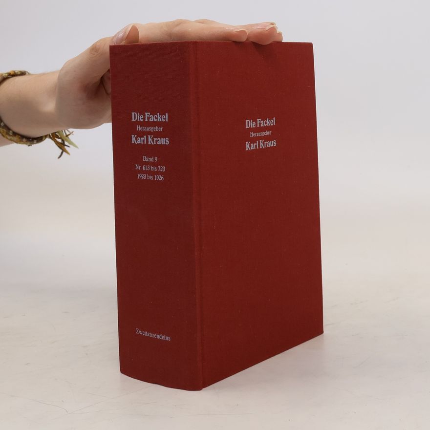 Karl Kraus Die Fackel 9