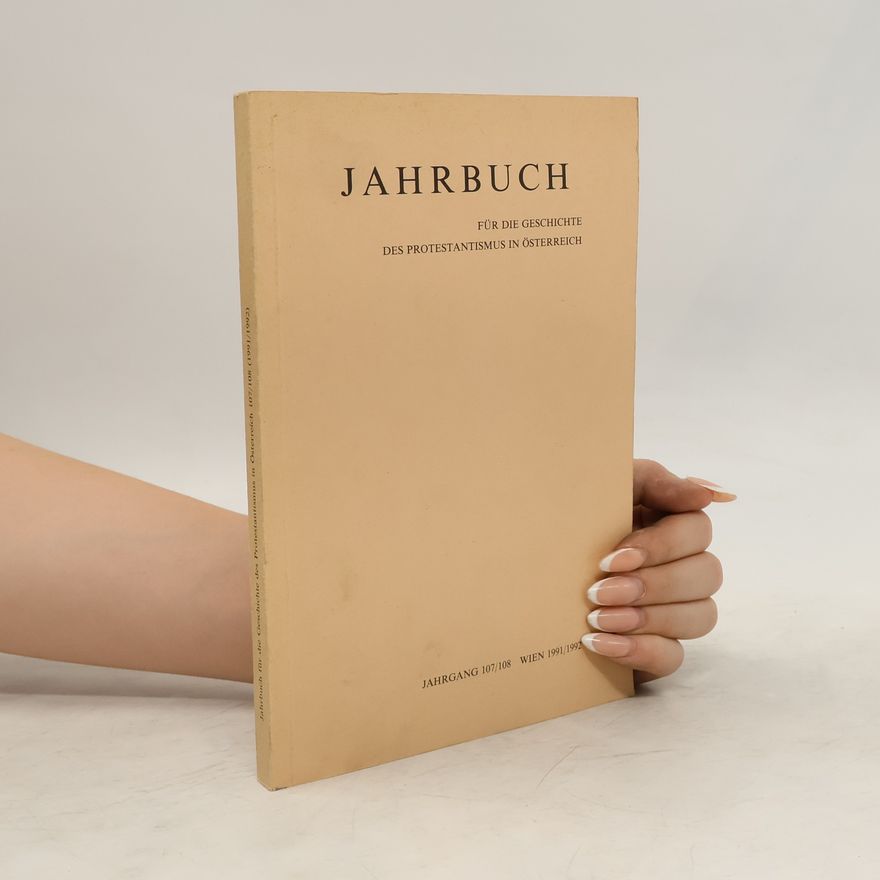 AA.VV. ahrbuch für die Geschichte des Protestantismus in Österreich