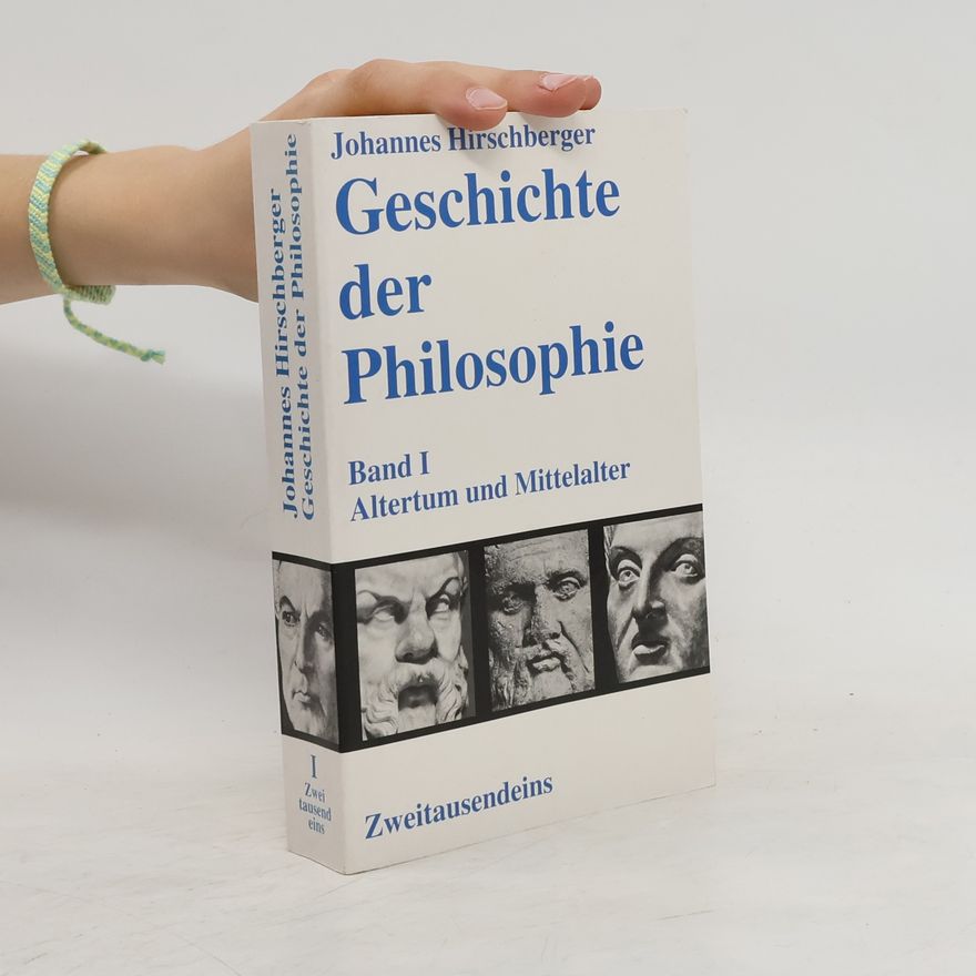 Johannes Hirschberger Geschichte der Philosophie 1.-2. díl (komplet)