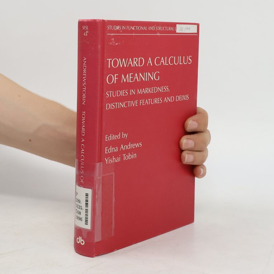 Yishai Tobin Toward a Calculus of Meaning