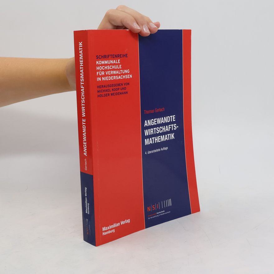 Thomas Gerlach Angewandte Wirtschaftsmathematik