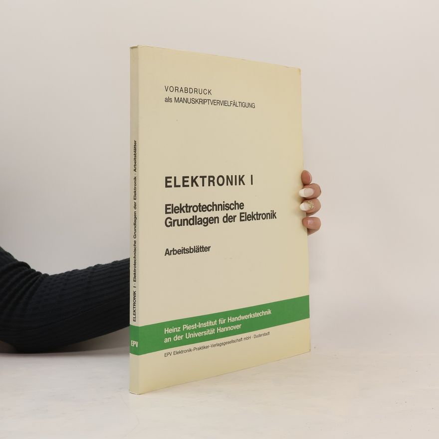 Josef Kammerer Elektrotechnische Grundlagen der Elektronik