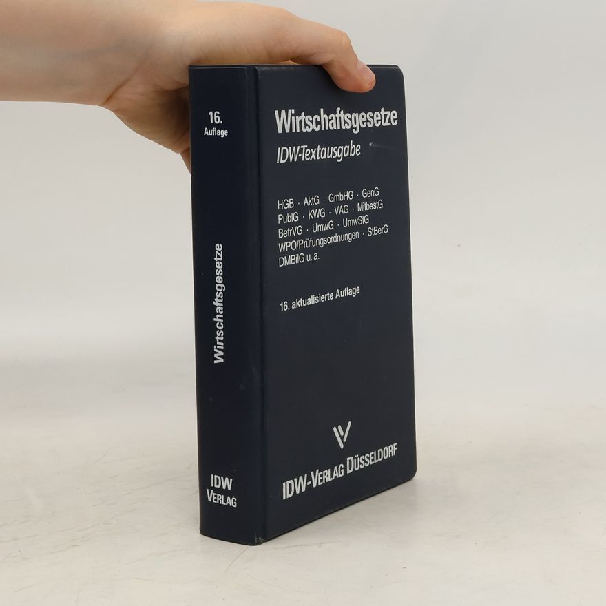 Autorenkollektiv Wirtschaftsgesetze