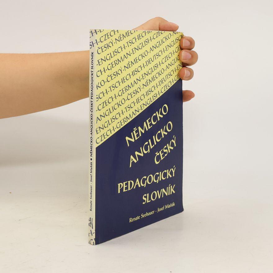 Renate Seebauer Německo-anglicko-český pedagogický slovník