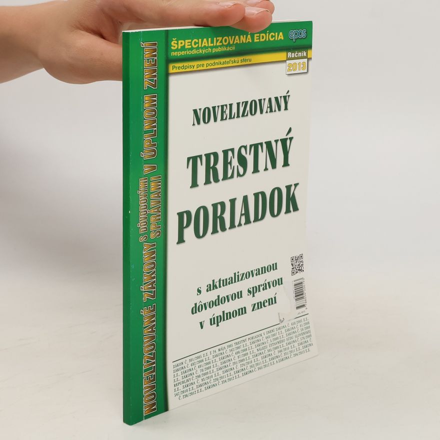 Kolektív autorov Novelizovaný trestný poriadok