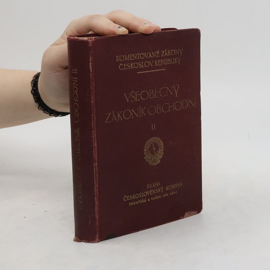 Karel Hermann Otavský Všeobecný zákoník obchodní