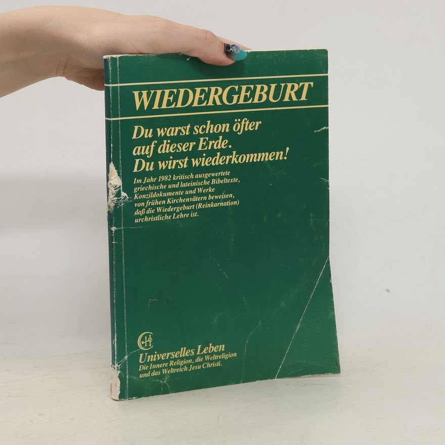 Hermann Bauer Wiedergeburt. Du warst schon öfter auf dieser Erde. Du wirst wiederkommen!