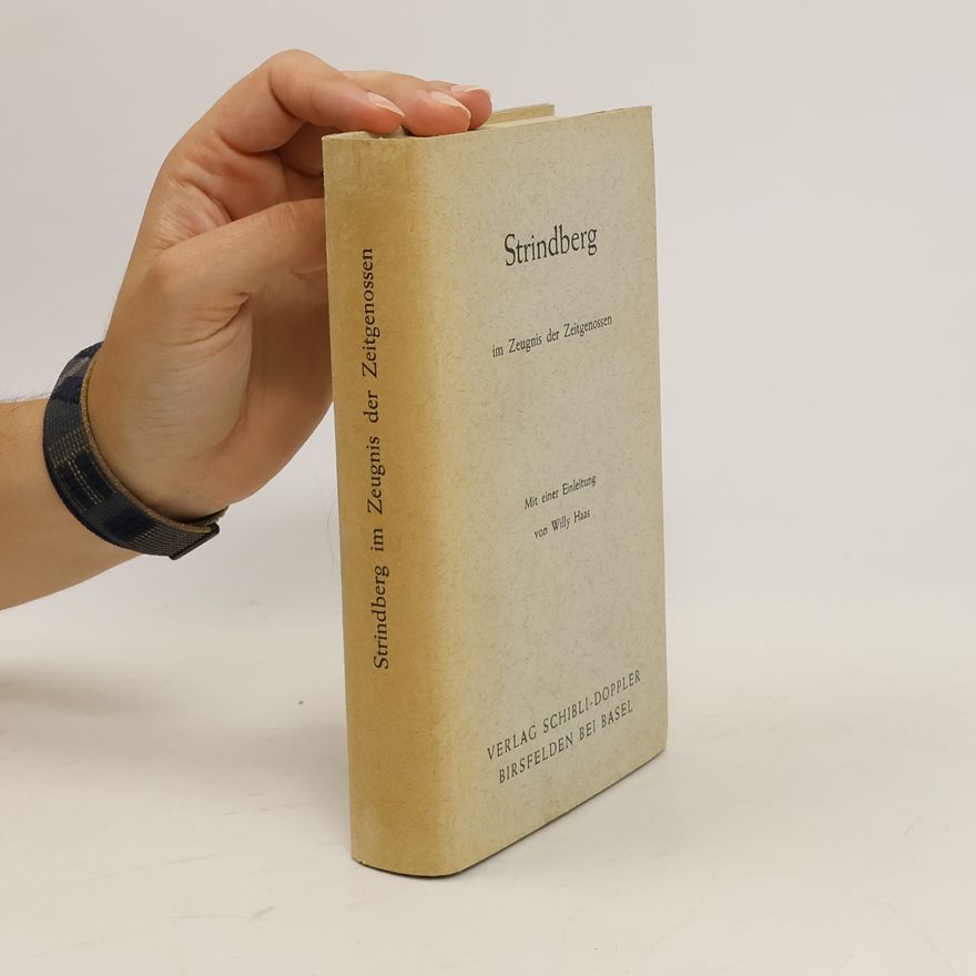 AA.VV. Strindberg im Zeugnis der Zeitgenossen
