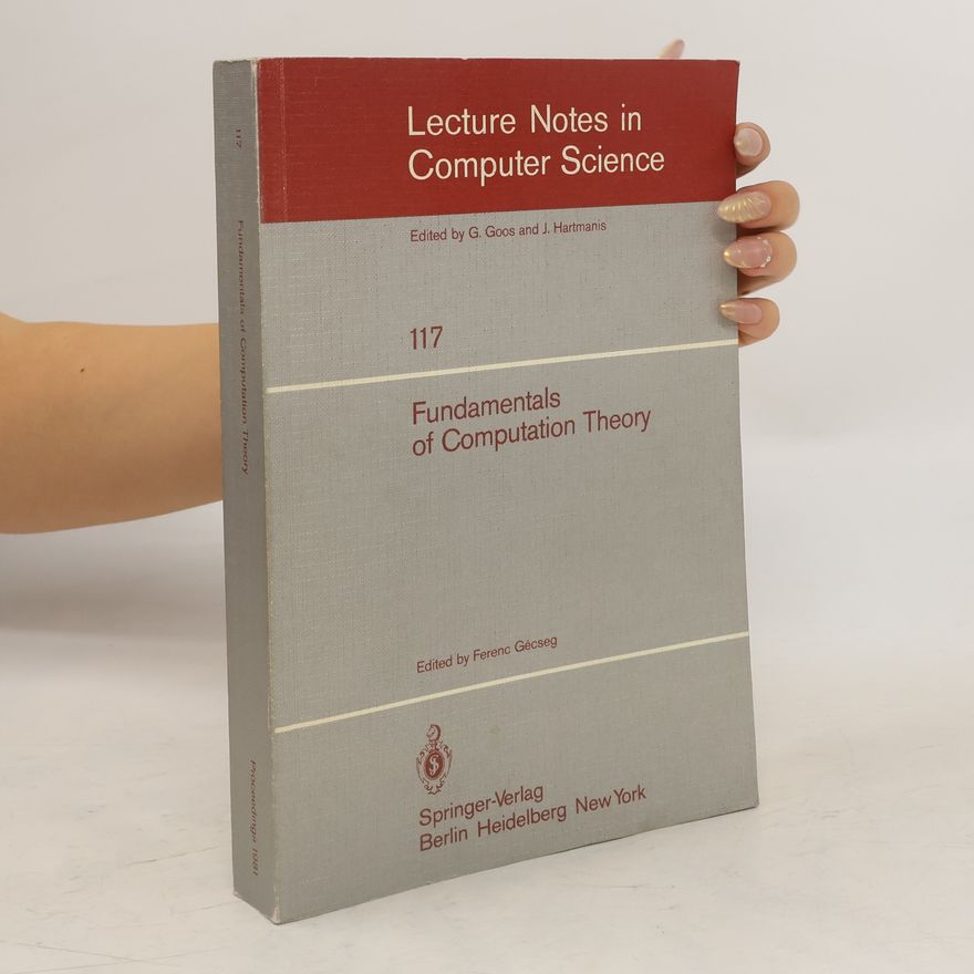 Ferenc Ge cseg Fundamentals of computation theory
