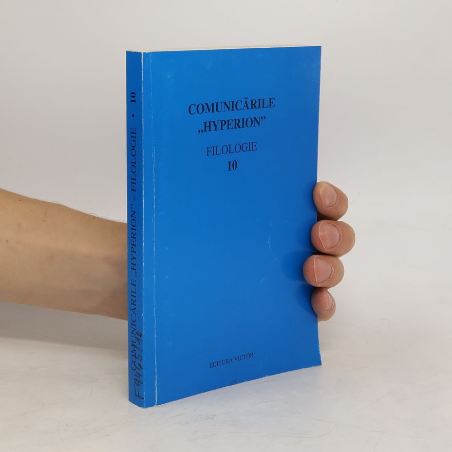 AA.VV. Comunicările "Hyperion". Filologie 10
