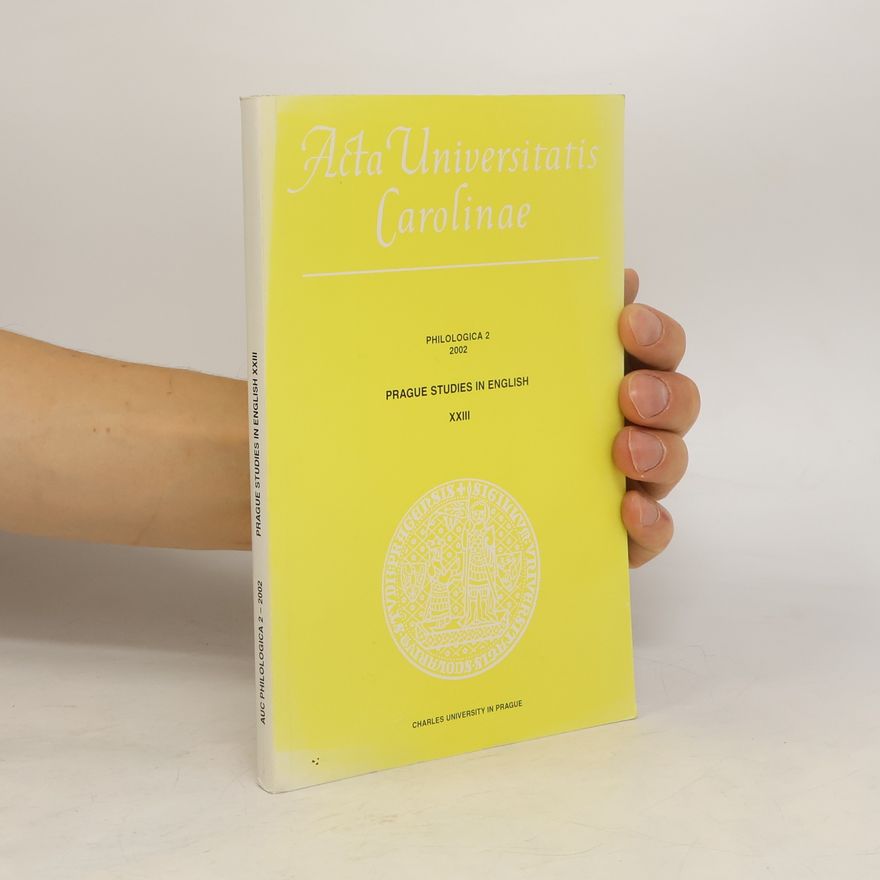 Autorenkollektiv Prague studies in English XXIII. Philologica 2