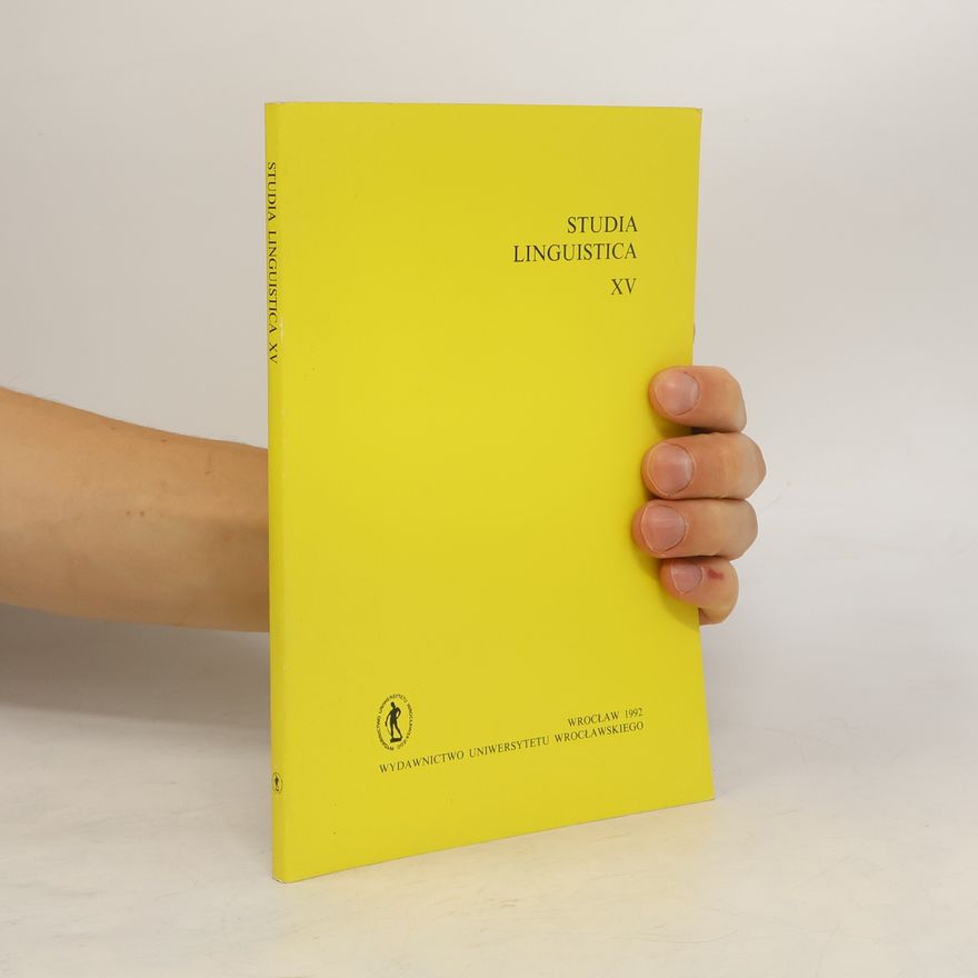 Zdzisław Wąsik Studia Linguistica XV