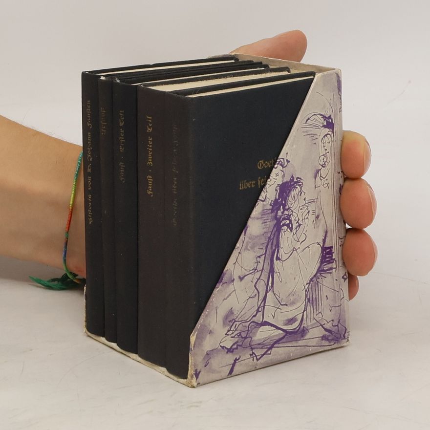 Johann Wolfgang von Goethe Kleine Bibliothek. Kassette V. Historia von D. Johann Fausten. Urfaust. Faust erster Teil. Faust zweiter Teil. Goethe über seinen Faust