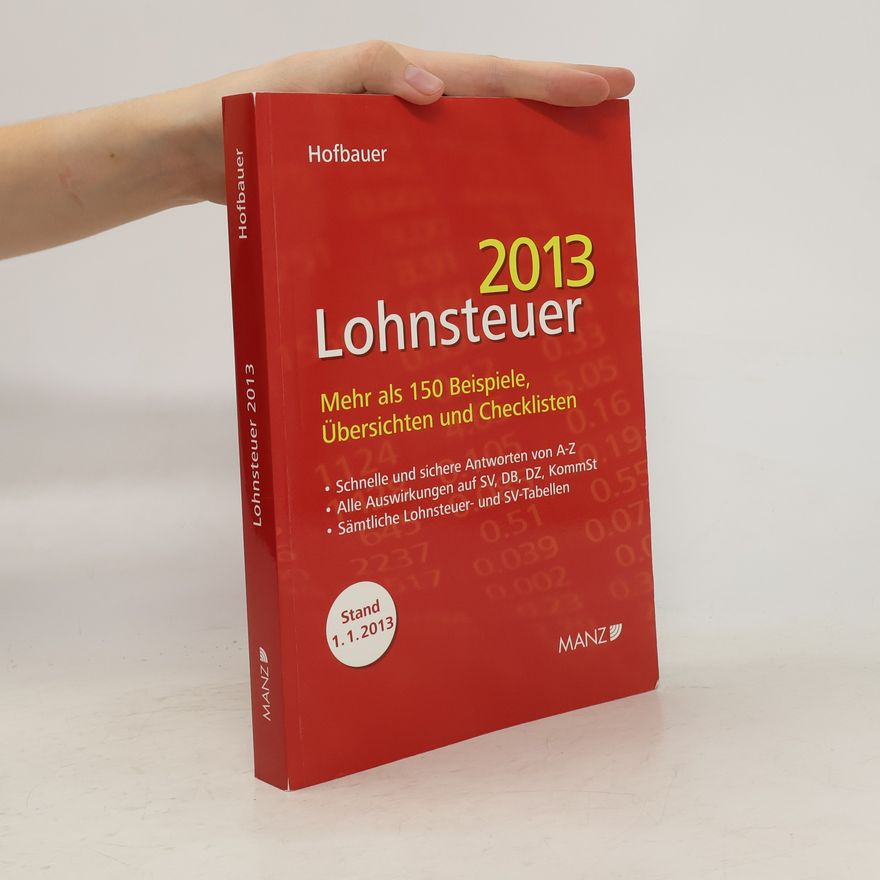 Josef Hofbauer Lohnsteuer 2013