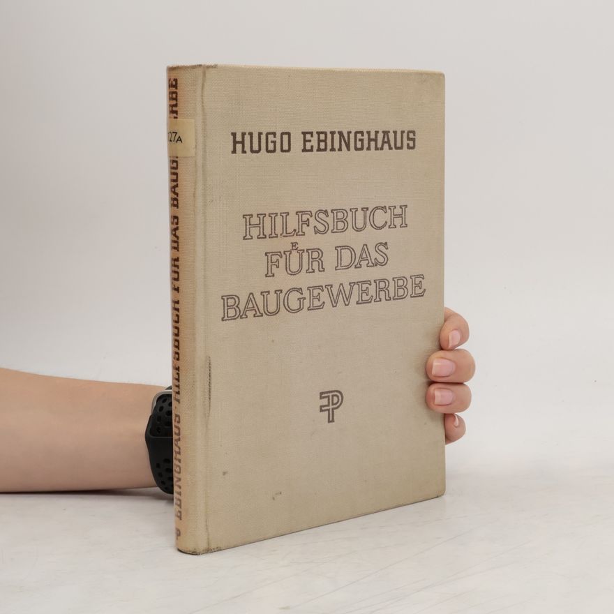 Rudolf Giessler Hilfsbuch für das Baugewerbe