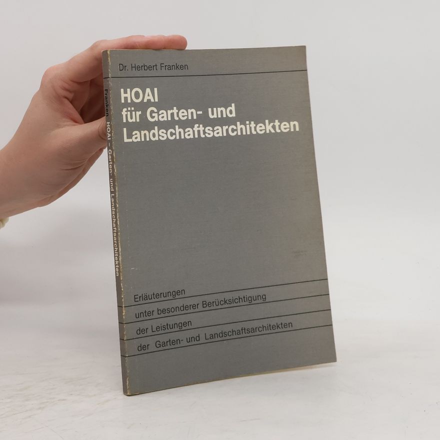 Herbert Franken HOAI für Garten- und Landschaftsarchitekten