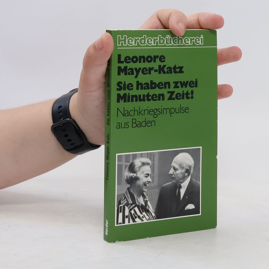 Leonore Mayer-Katz Sie haben zwei Minuten Zeit