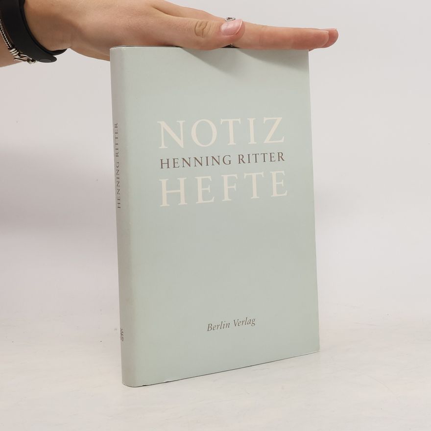 Henning Ritter Notizhefte