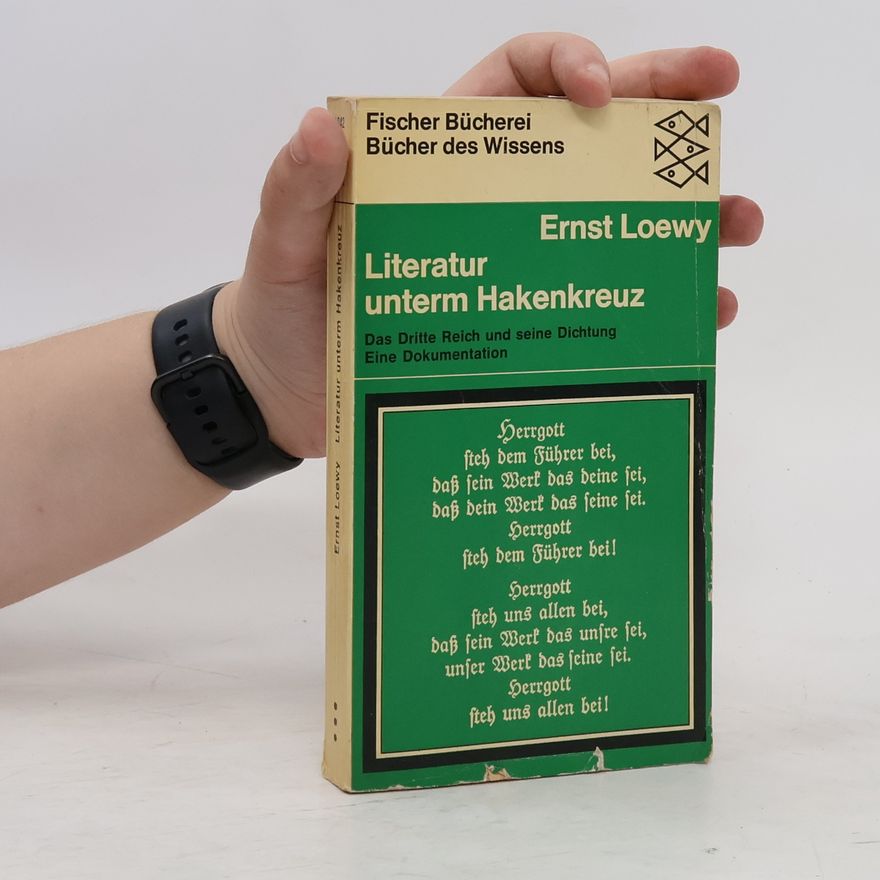 Ernst Loewy Literatur unterm Hakenkreuz