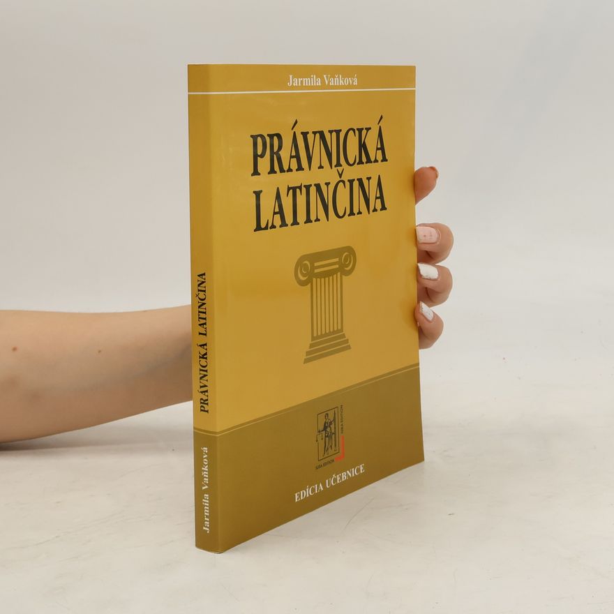 Vaňková Jarmila Právnická latinčina