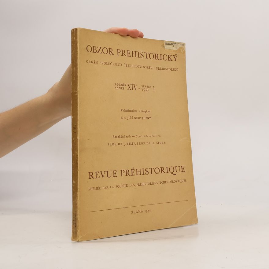 Jiří Neustupný Obzor prehistorický XIV/1-1950