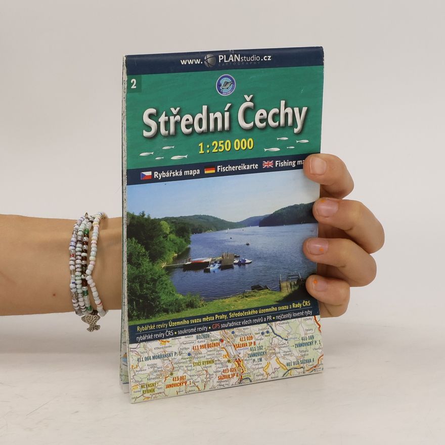 Various authors Střední Čechy rybářská mapa 1:250 000