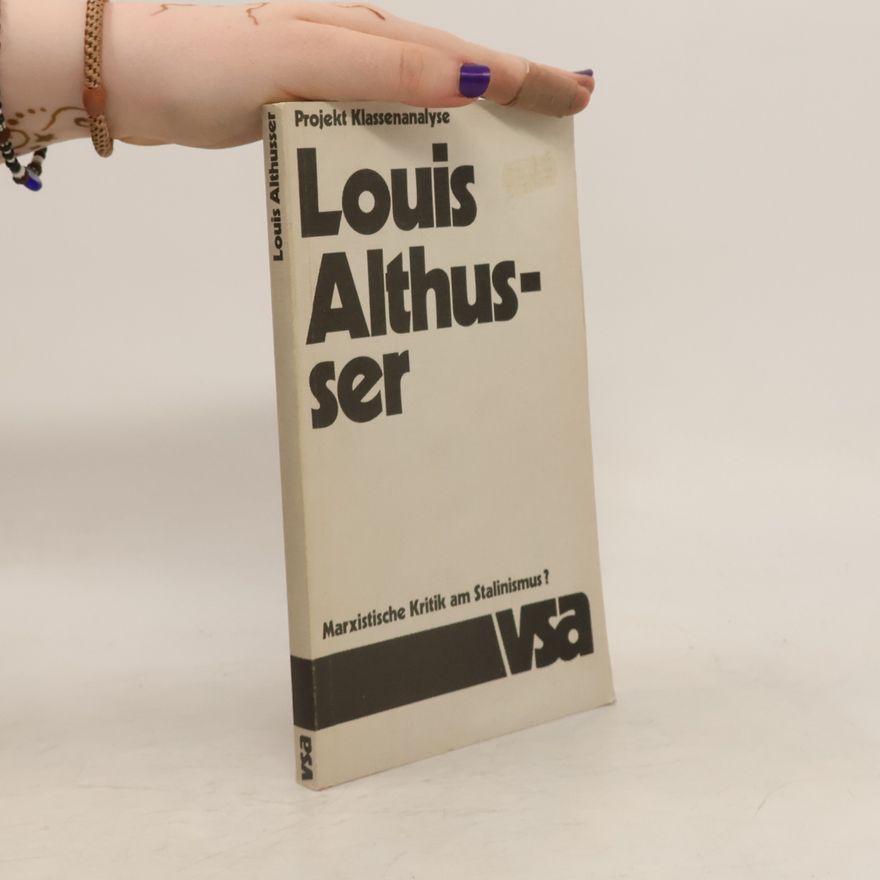 Horst Arenz Louis Althusser