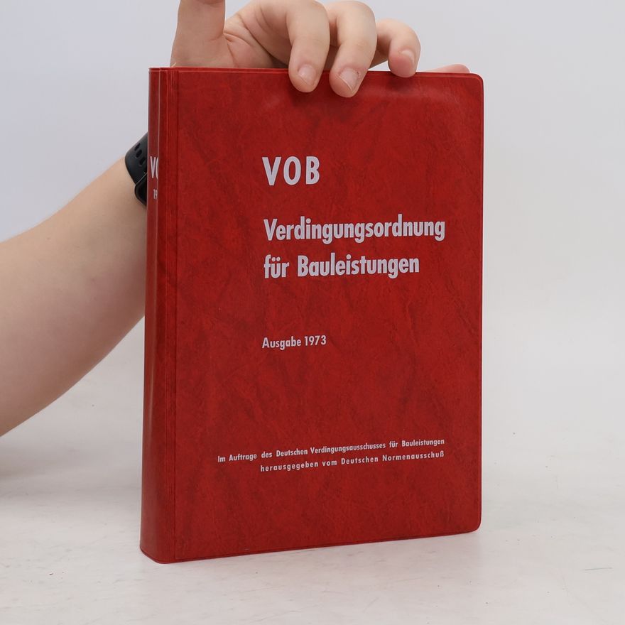 Autorenkollektiv Verdingungsordnung für Bauleistungen