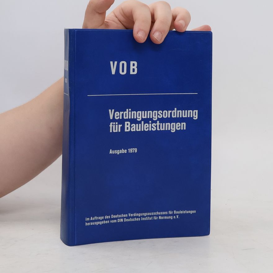 Collectif d'auteurs Verdingungsordnung für Bauleistungen
