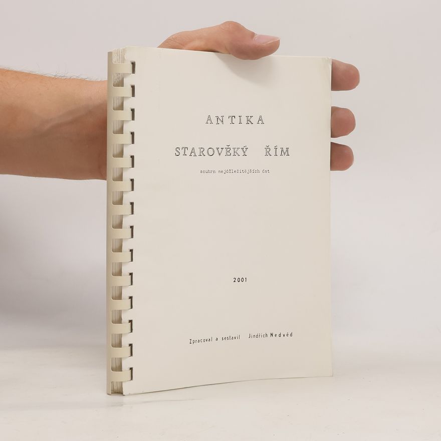 Jindřich Nedvěd Antika. Starověký Řím